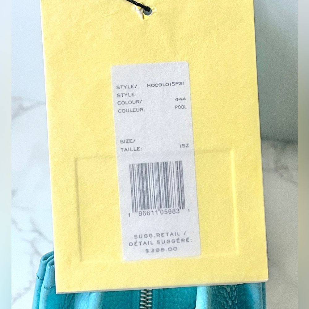 ❌SOLD❌ New Marc Jacobs Small Tote Bag Leather Pool Blue - Picture 10 of 12